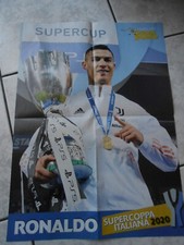 poster doppio-CRISTIANO RONALDO-JUVENTUS-SUPER COPPA ITALIANA 2020-cm.39x54