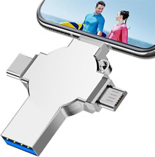 Chiavetta di memoria 4 in 1 1 TB 2 TB 256 GB USB 3.0 Flash Drive per PC iPhone iPad Android