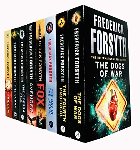 Frederick forsyth book set - 8-book,