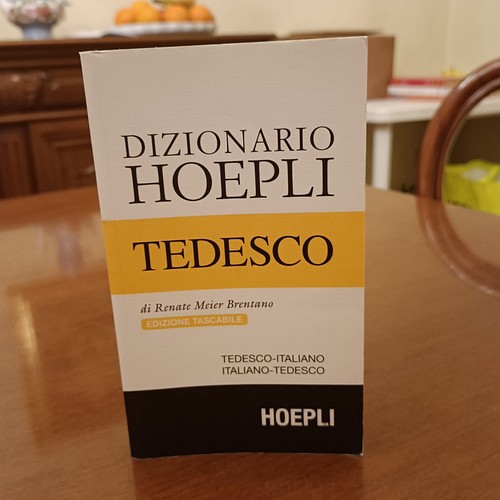 Tedesco dizionario hoepli - dizionario, hoepli.
