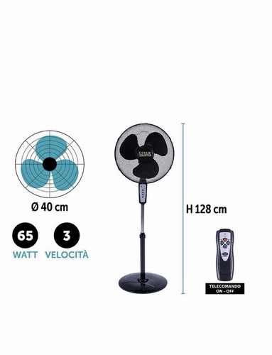 Ventilatore piantana potente - a,