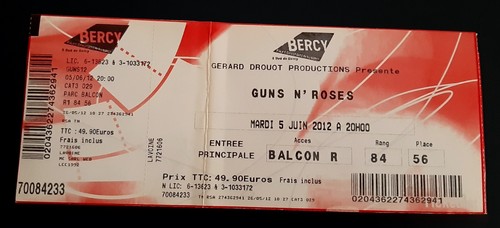 Ticket billet unused stub - ticket,