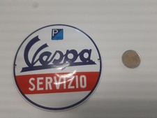 placca piccola smaltata Vespa