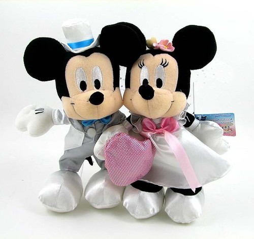 Peluche matrimonio topolino - topolino, e