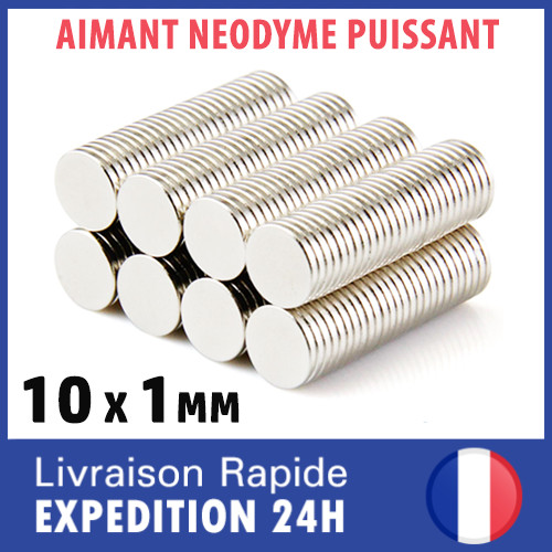 Aimant rond puissant 10mm - , x