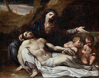 Pietà agostino carracci maria - pietà,
