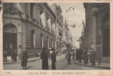 ARGENTINA - Rosario de Santa-Fé - Calle San Martin 1926