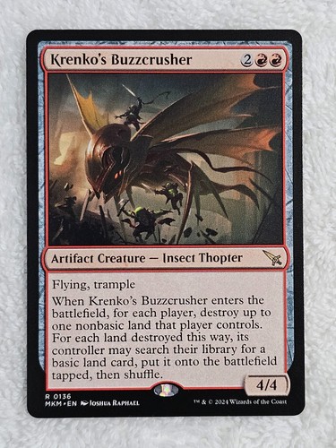 Mtg krenko buzzcrusher 136 - buzzcrusher, #136