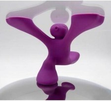 Alessi - Bimboveloce Alzata per torta con piano in vetro temperato