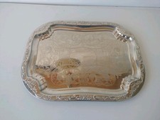 Vassoio Da Portata In Metallo  Vintage 41 X 31 VINTAGE 