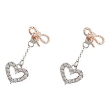  Orecchini Fiocchetto Fiocchi A Forma Di Cuore Fiocco Gioielli Per Le Orecchie