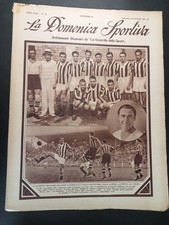 rivista LA DOMENICA SPORTIVA numero 26 - 1931 - Combi e Cesarini Juve scudetto