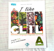 LIBRO PER SCUOLA ELEMENTARE LIKE CLIL APPRENDIMENTO LINGUA INGLESE - (94)