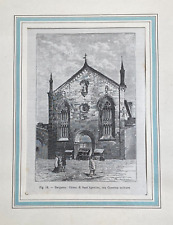 BERGAMO-ANTICA STAMPA-CHIESA