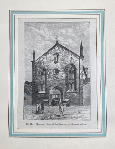 Bergamo antica stampa - bergamo-antica, stampa-chiesa