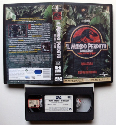 Vhs mondo perduto jurassic - mondo,