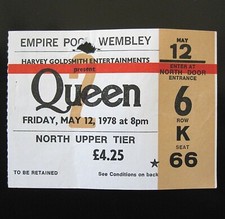 Queen 1978 Empire Pool Wembley