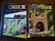  lotto 2 faller   trenino elettrico treno Catalogo originale in francese 1979 80