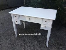 SCRIVANIA SCRITTOIO  UFFICIO  CAMERETTA COLORE BIANCO 