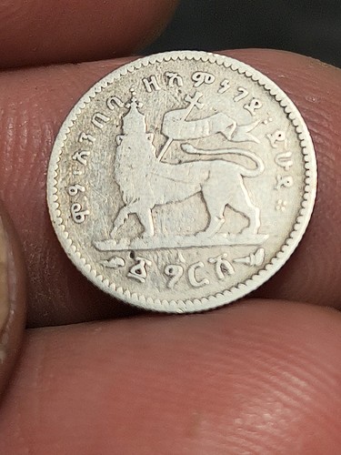 Etiopia menelik 1 gersh - etiopia,