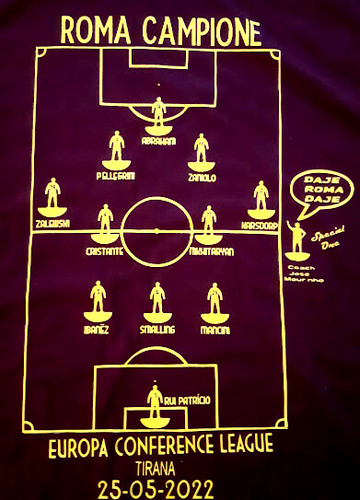 Shirt roma campione uefa - campione,,