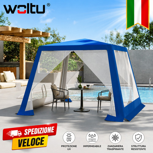 Gazebo 3x3 giardino con - gazebo,