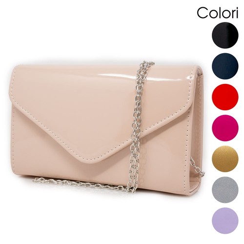 Pochette donna vernice lucida - pochette,