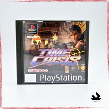 TIME CRISIS ?? ENGLISH ? SONY PS1 PLAYSTATION 1 NAMCO COMPLETO ORIGINALE ?