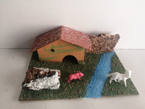 Casolare cartone decorato - casolare,