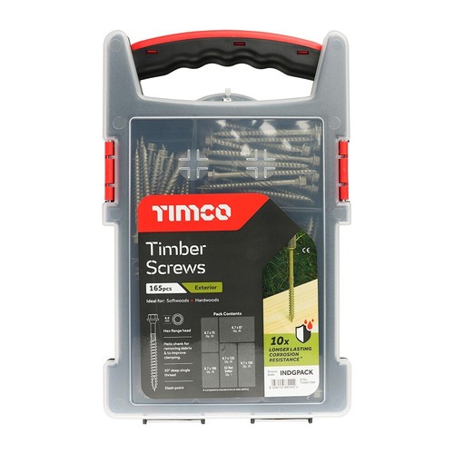 Timco 165pz viti per - per, legno