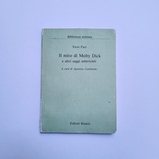 Enzo Paci,"Il mito di Moby