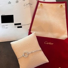 Bracciale Cartier Love argento bianco 10 anni usato autentico