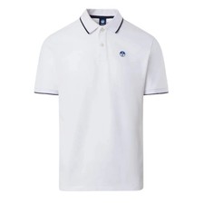 Maglietta North Sails 692452 Polo Uomo Cotone Bianco