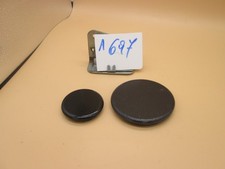 Spartifiamma Gas Fire smaltati neri diametro 75 e 55 mm- due pezzi