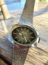 Orologio Vintage Finorva Silver Mechanic Retro Watch Made In Swiss Donna Originale 