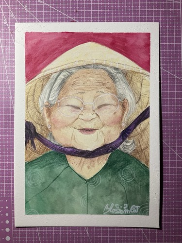 Dipinto originale joy su - dipinto, “joy”