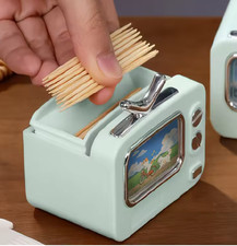 Mini TV retrò porta