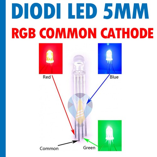 Diodi led rgb 5mm - 10,