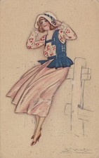 Illustratore Mauzan  Donnina