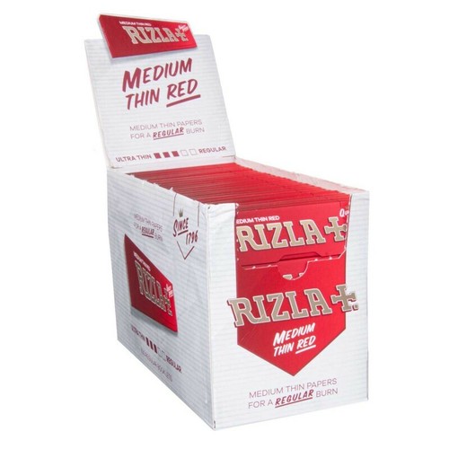Cartine rizla rossa - rossa, corte