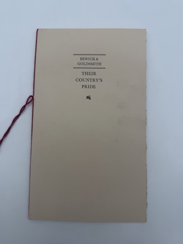 Bewick goldsmith their - goldsmith,