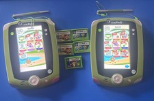 LeapFrog LeapPad 2 Learning System Verde lotto di 2 tablet testati con giochi