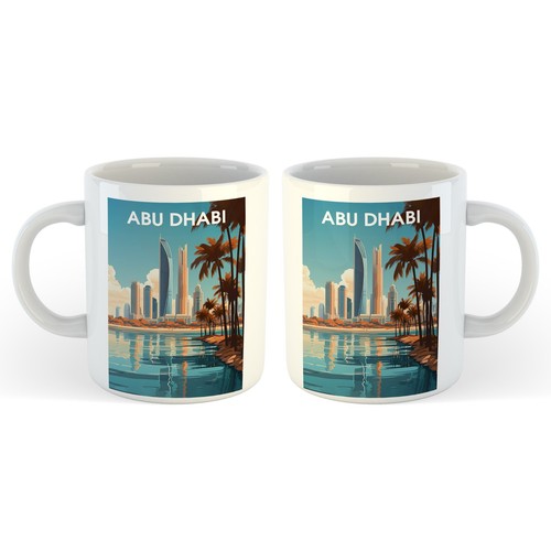 Tazza ceramica città - oz,