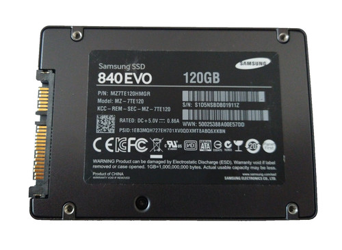 Samsung 120 ssd sata 840 - samsung,