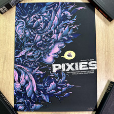 Pixies 2018 Chula Vista California USA Original Concert Poster Signed Numbered