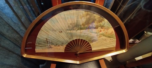 Ventaglio con cornice - , oro