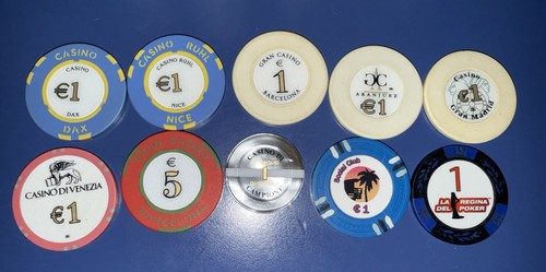Lotto fiches collezione - fiches,
