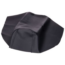 Coprisedile nero con scritta