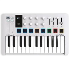 ARTURIA MINILAB 3 tastiera controller usb 25 tasti 8 pad rgb per producer studio