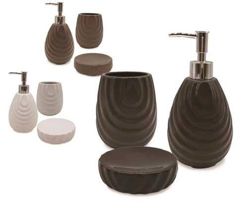 Set pezzi accessori bagno - pezzi,